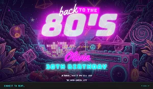 80s Birthday